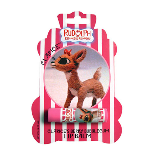 Boston America - Rudolph the Red-Nose Reindeer Lip Balm - CLARICE'S BERRY BUBBLEGUM