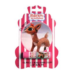 Boston America - Rudolph the Red-Nose Reindeer Lip Balm - CLARICE'S BERRY BUBBLEGUM