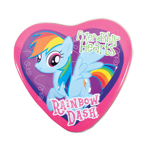 Boston America - My Little Pony - Friendship Heart Candy Tin - RAINBOW DASH