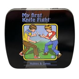 Boston America - Steven Rhodes Warped Childhood Candy Tin - MY FIRST KNIFE FIGHT (Raspberry Sours)