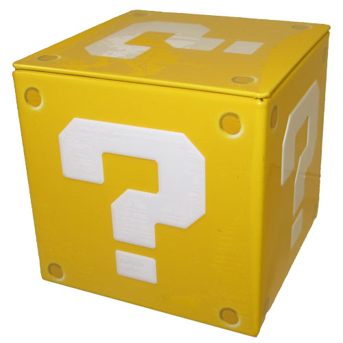 Super Mario Bros - Candy Tin - NINTENDO COIN BOX (2 x 2 x 2 inch)