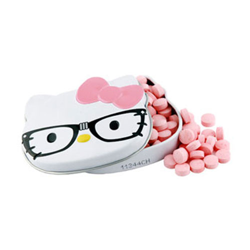 Boston America - Sours Tin - HELLO KITTY NERD (Strawberry)