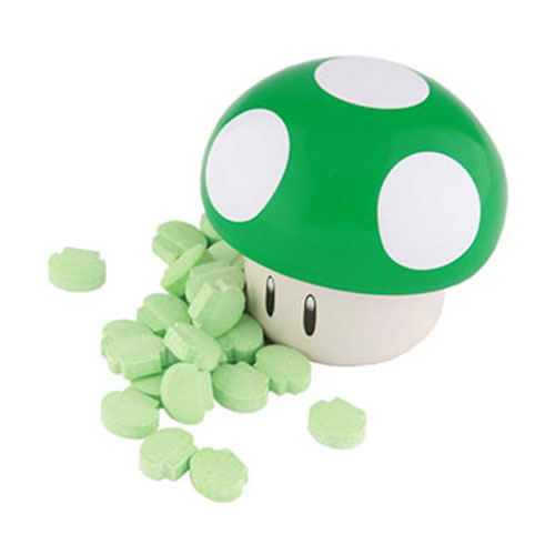 Boston America - Candy Tin - Super Mario MUSHROOM (Green - Apple)