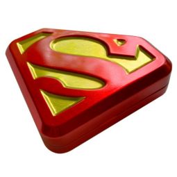 Boston America - Superman Candy Tin - S-SHIELD LOGO SOURS (Cherry Flavor)