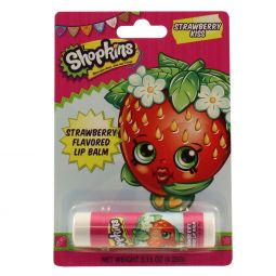Boston America - Shopkins Lip Balm - STRAWBERRY KISS (Strawberry Flavored)