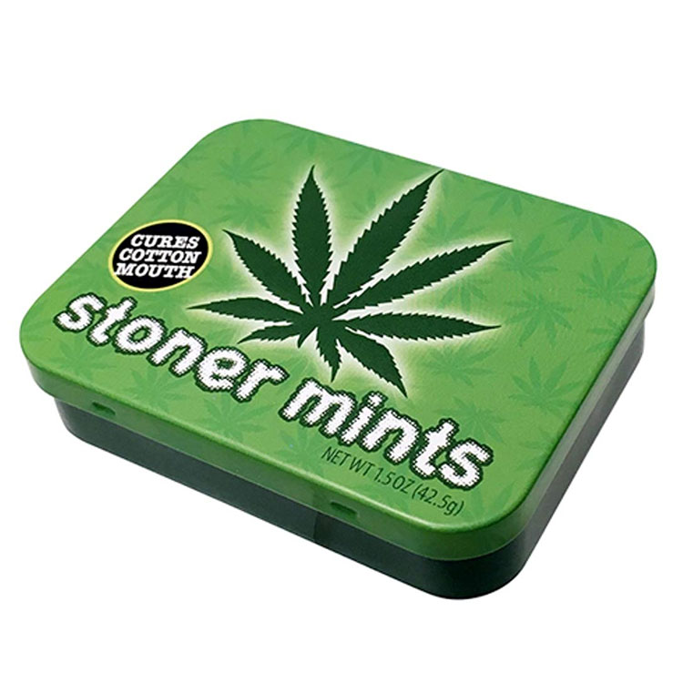 Boston America Mints Tin STONER MINTS (Cures Cotton Mouth
