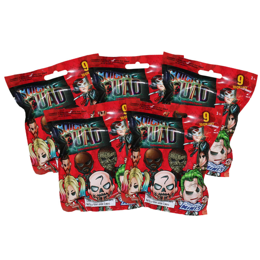 Suicide Squad - Collectible Mini Figures - BLIND PACKS (5 Pack Lot)