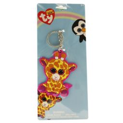 TY Beanie Boos - Rubber Keychain - SAFARI the Giraffe (2.5 inch)