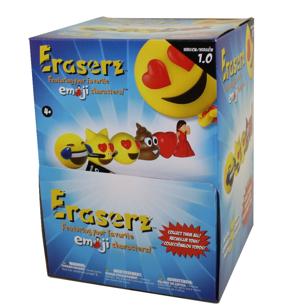 Fun 2 Play Toyz - Emoji Erasers - BOX (36 packs - 108 Erasers Total)