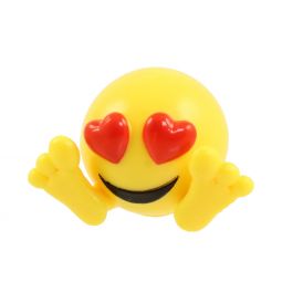 Fun 2 Play Toyz - Emoji Squishiez Pencil Topper - HEART EYES Emoticon