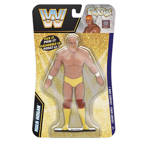 FleXfigs WWE Legends Series 1 Action Figure - HULK HOGAN [5.5 inch]