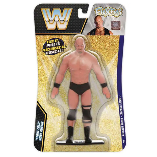FleXfigs WWE Legends Series 1 Action Figure - STONE COLD STEVE AUSTIN [5.5 inch]