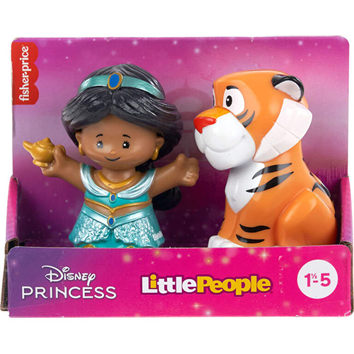 Fisher-Price Little People - Disney Princess & Sidekick Figure Set - JASMINE & RAJAH [2.5 inch]