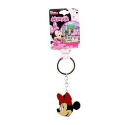 HER Accessories - Disney Junior Metal Keychain - MINNIE MOUSE HEAD (Red Bow)