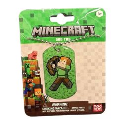 HER Accessories - Minecraft Dogtag Necklace - ALEX with Bow