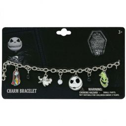 HER Accessories - Nightmare Before Christmas - CHARM BRACELET [Jack, Sally, Zero & Oogie Boogie]
