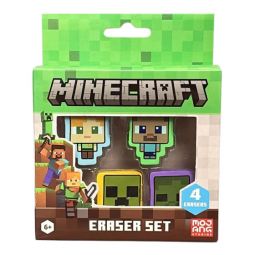 Innovative Designs - Minecraft 4-PACK ERASER SET