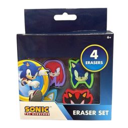 Innovative Designs - Sonic the Hedgehog 4-PACK ERASER SET [Tails, Knuckles, Shadow +1]