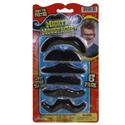 JA-RU Inc. Toys - FAKE MIGHTY MUSTACHES PACK (6 Different Styles) #1359