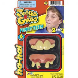 JA-RU Inc. Toys - Jokes & Gags - FUNNY TEETH 2-PACK (Style #3)