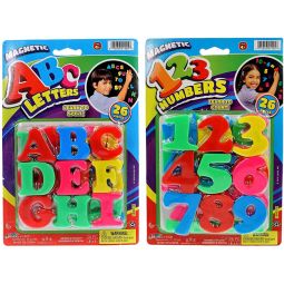 JA-RU Inc. Toys - SET OF 2 MAGNETIC SETS (Numbers & Letters - 52 Pieces Total!)