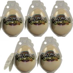 JA-RU Inc. Toys - SET OF 5 DINO WORLD GROW EGGS (Really Hatches!) #1745