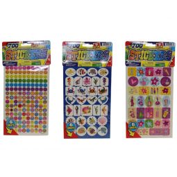 JA-RU Inc. Toys - STICKER SHEETS (Set of 3 - 2100 Stickers Total) #2063