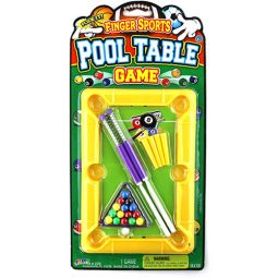 JA-RU Inc. Toys - Finger Sports - POOL TABLE GAME (5 x 7 inch) #209