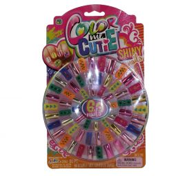 JA-RU Inc. Toys - Color Me Cutie - SHINY NAILS SET (60 Kid-Sized Nails) #2262