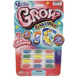 JA-RU Inc. Toys - MAGIC GROW CAPSULES (12 Sea Creatures)