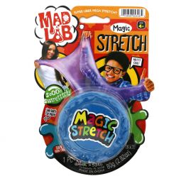 JA-RU Inc. Toys - Mad Lab - MAGIC STRETCH SLIME (Blue) #5346