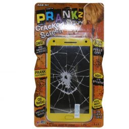 JA-RU Inc. Toys - Prankz Fun - CRACKED PHONE SCREEN (Sticks On - Peels Off!) #6411