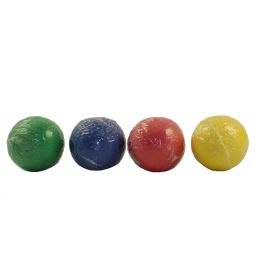 JA-RU Inc. Toys - BOUNCY SPONGEBALLS (Set of 4 Colors - Green, Yellow, Red & Blue) #977