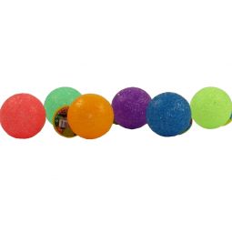 JA-RU Inc. Toys - INCREDIBLE CRYSTAL BOUNCE BALLS (Set of 6 Colors - Orange, Purple, Blue +3) #997