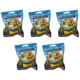 Just Toys Intl. - Minecraft SquishMe S3 - BLIND PACKS (5 Pack Lot)