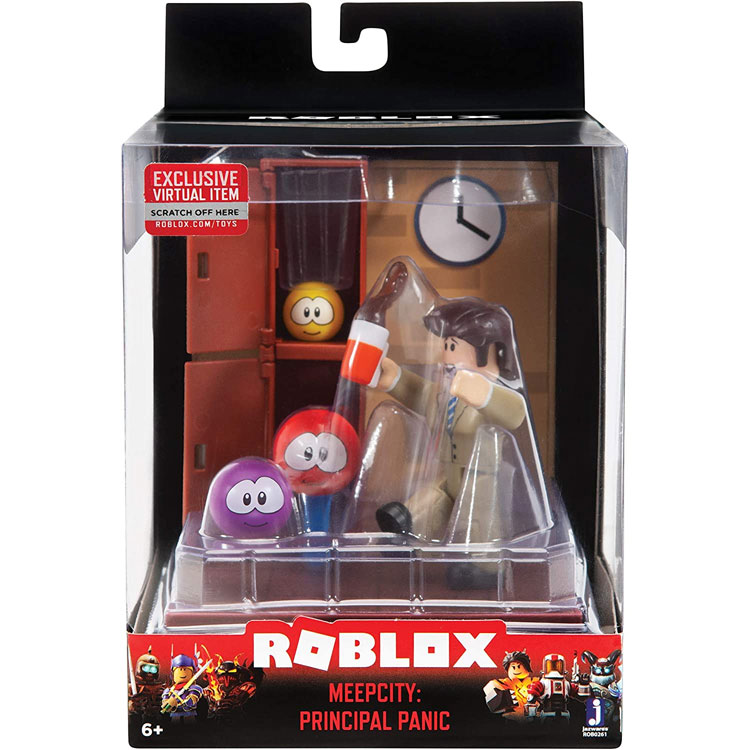 roblox action collection - the wild west five figure pack [includes  exclusive virtual item] 