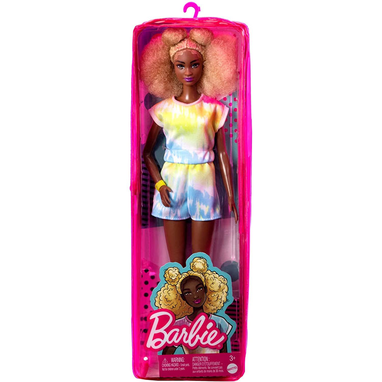 Mattel Barbie FASHIONISTAS DOLL 180 Blonde Afro with Side