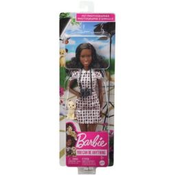 Mattel - Barbie Doll - PET PHOTOGRAPHER (Heart Dress, Puppy Dog, Camera) HCN10 Mattel - Barbie Doll - PET PHOTOGRAPHER (Heart Dress, Puppy Dog, Camera) HCN10