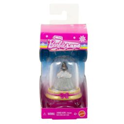 Mattel Mini Barbie Land Holiday Snow Globe Doll - WHITE DRESS [1.5 inch]