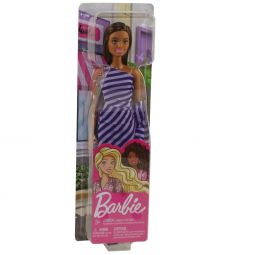 Mattel - Barbie Glitz Doll - STRIPED DRESS (Purple)