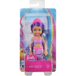 Mattel - Barbie Dreamtopia Doll - CHELSEA MERMAID (Purple Hair & Tail) GJJ90