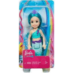 Mattel - Barbie Dreamtopia Doll - CHELSEA MERMAID (Teal Hair & Tail) GJJ89