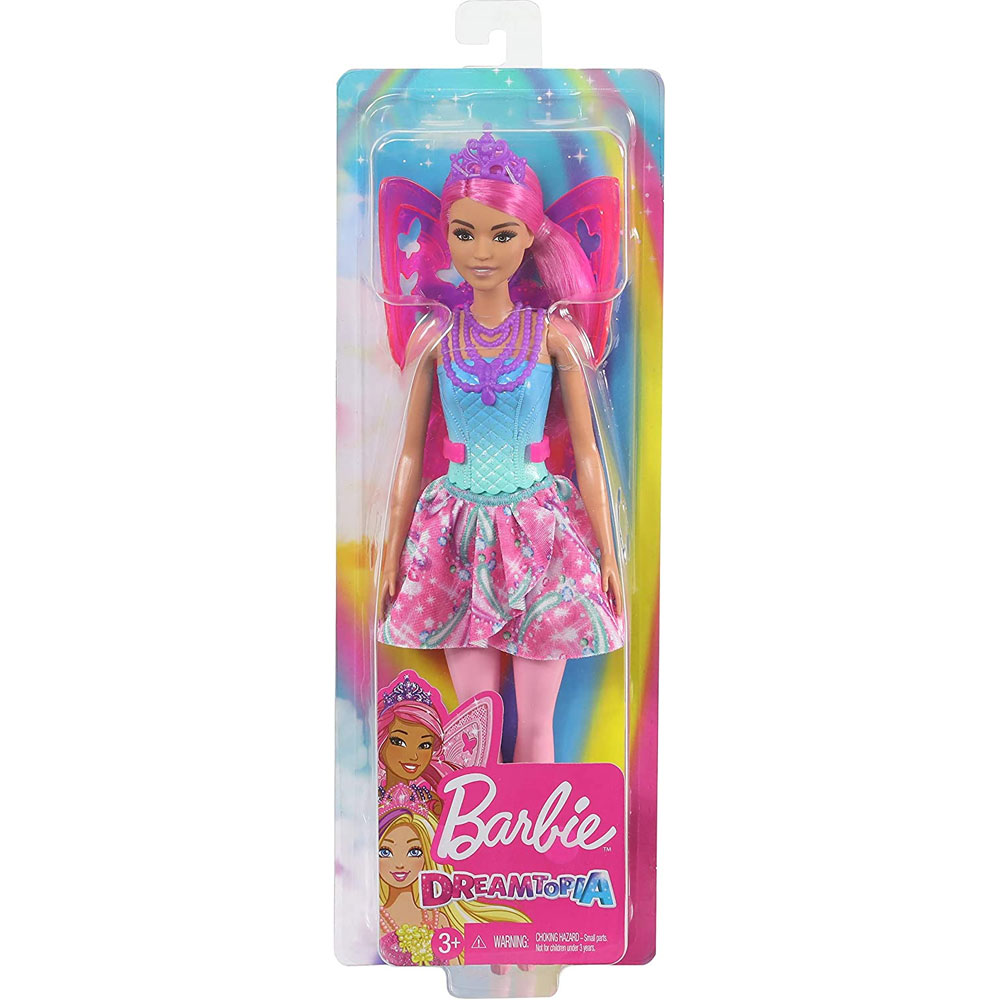 Mattel - Barbie Doll - DREAMTOPIA FAIRY w/ Wings (Pink Hair & Purple Tiara)(12 inch) GJJ99