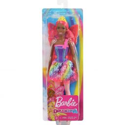 Mattel - Barbie Doll - DREAMTOPIA FAIRY w/ Wings (Pink Hair & Yellow Tiara)(12 inch) GJK01