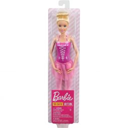Mattel - Barbie BALLERINA DOLL (Blonde Hair & Pink Tutu) GJL59