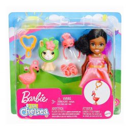 Mattel Barbie Doll - CLUB CHELSEA (Brunette Flamingo Fairy w/ Cat Pet) GJW30