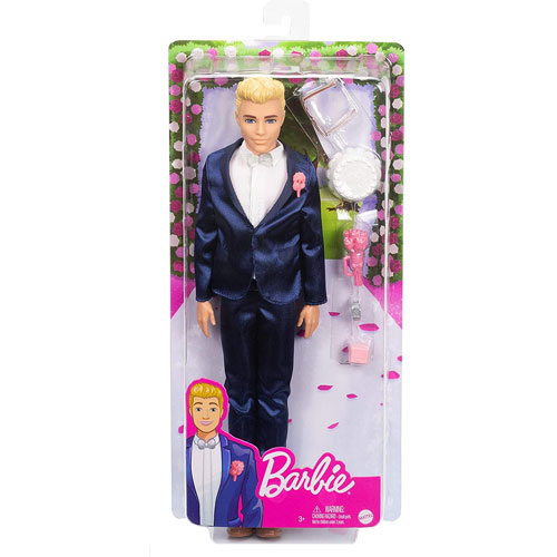De schuld geven Een zin Intuïtie Mattel - Barbie Ken Doll - GROOM KEN (Fairytale)(Blonde Hair - 12-inch)  GTF36: BBToyStore.com - Toys, Plush, Trading Cards, Action Figures & Games  online retail store shop sale
