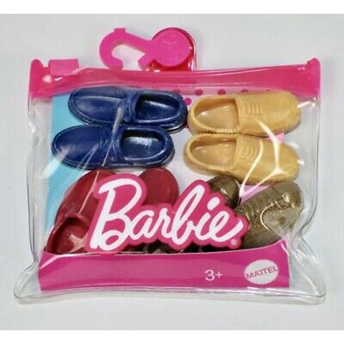 Mattel - Barbie & Ken Doll Accessories SHOE PACK (4 Pairs of Shoes) GWF12: - Toys, Plush, Trading Cards, Action Figures & Games online retail store shop sale