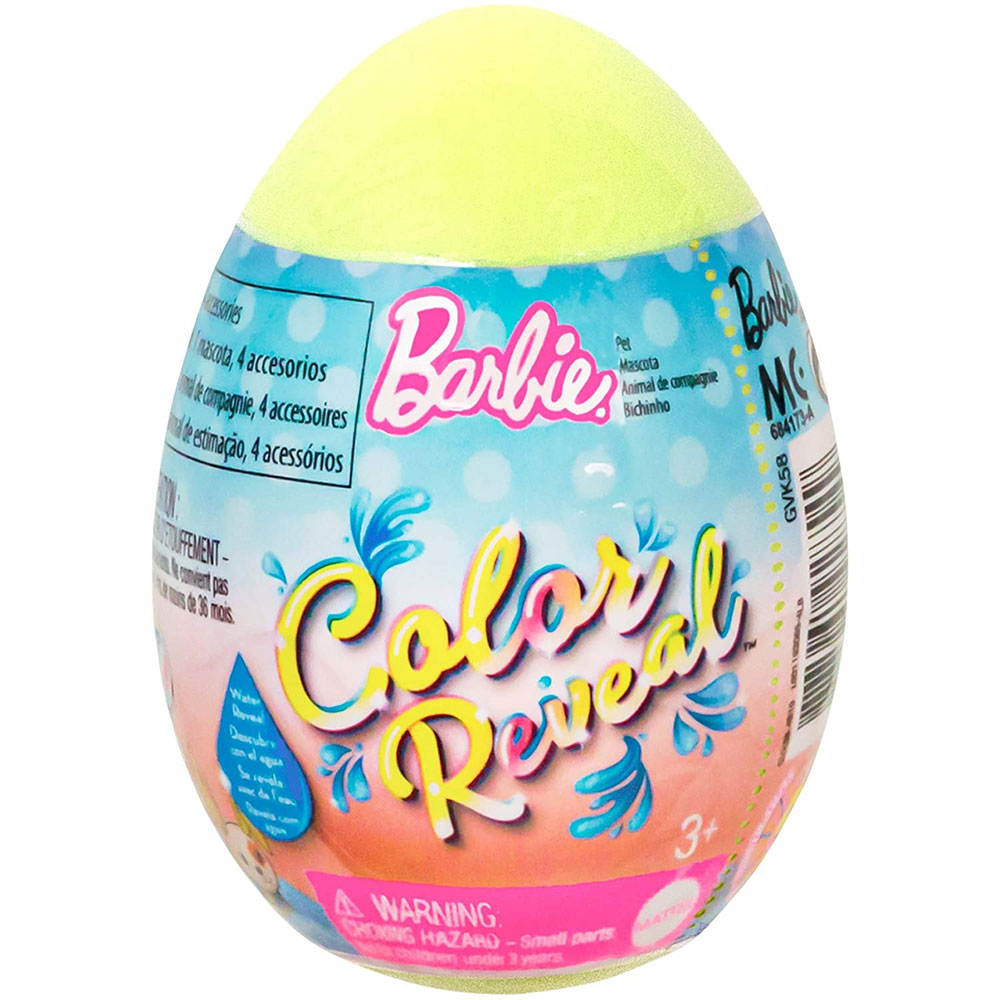 Mattel Barbie Color Reveal Pet (EGG Series) BLIND PACK (1 Pet & 4