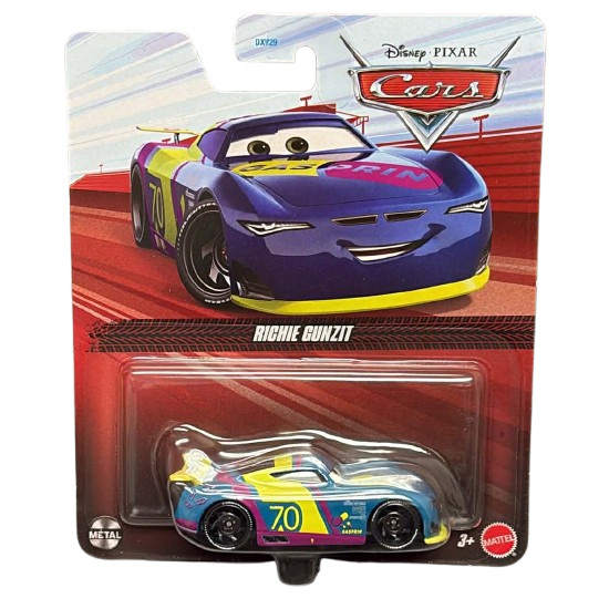 Mattel - Disney Pixar's Cars Die-Cast Vehicle Toy - RICHIE GUNZIT [FLL85]